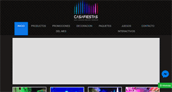 Desktop Screenshot of cazafiestas.com